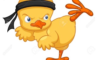 karate-kick-Stock-Vector-chicken